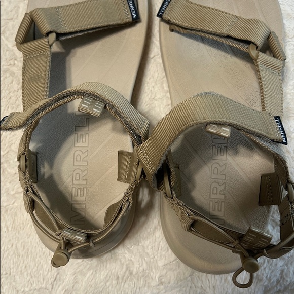Merrell Men’s Hiking Sandals Speed Fusion Tan Size 10 Excellent Condition - Picture 3 of 7